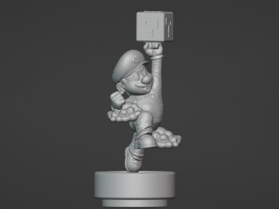 Stylized character model in Funko toy, Funko pop, Big head style