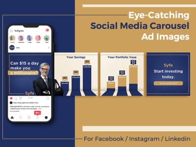 An eye-catching Social Media Carousel that converts for Facebook, Instagram