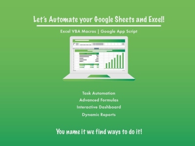 Google Sheets and Excel automation!