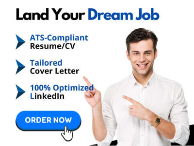 ATS Resume/CV Writer, Cover Letter, 100% Optimized LinkedIn Profile
