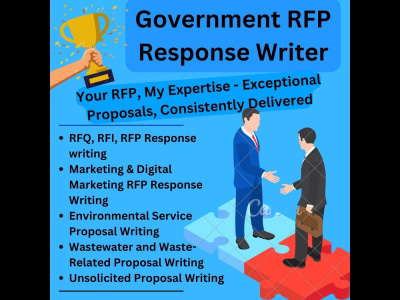 Professional government RFP, RFI, RFQ response & proposal writing services.