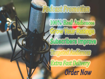 Professionally podcast promotion get huge downloads worldwide
