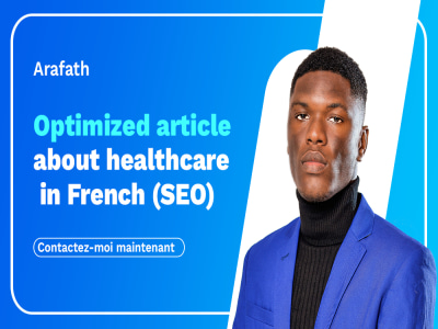 SEO optimized healthcare article in French | Upwork