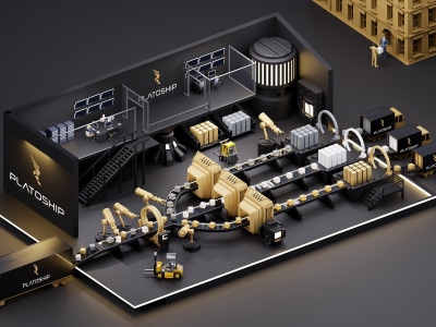 3D Isometric lowpoly designs