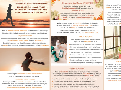 High converting direct response landing page or click funnel sales copy