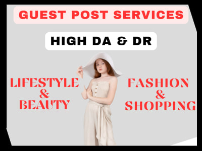 High Da guest post 0n  Fashion, Beauty & Lifestyle guest blogs