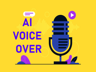American male ai voice overs recorder