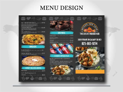 Beautiful good looking Menu design