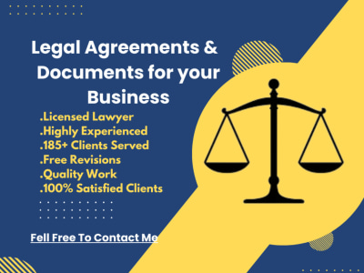 A legal agreements and documents for your business