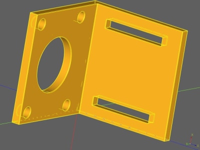 Parametric CAD design using Python Cadquere