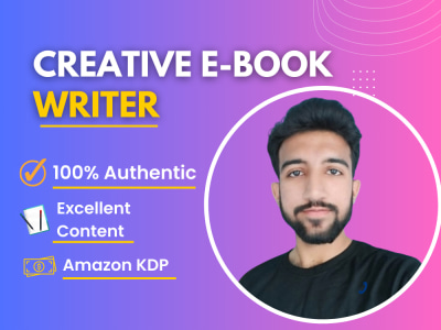 An ebook writer for ebook ghostwriting, book writer, ebook writing