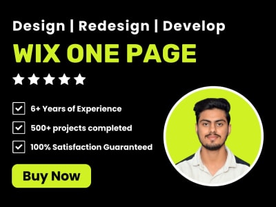 A Wix website design and Wix landing pages with SEO | Wix Designer