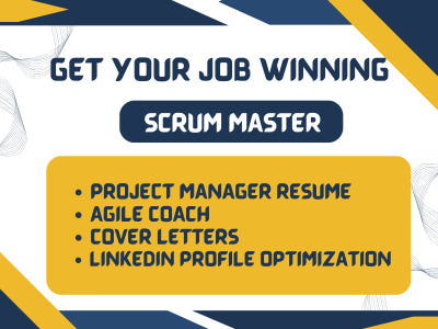 Well-tailored Scrum Master Resume, project manager resume, agile coach