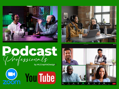 Your Zoom Recordings into a Visual Masterpiece Podcast at Unbeatable Rates