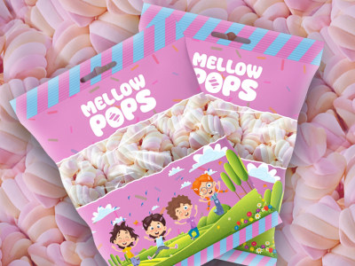 A pouch bag mylar bag and food packaging or mock-up design