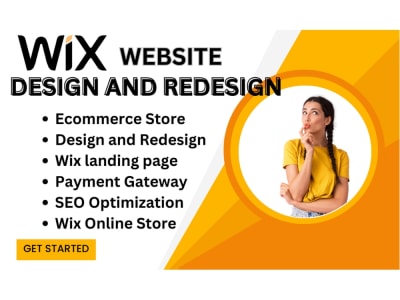 Responsive Wix website design and redesign Wix Ecommerce SEO
