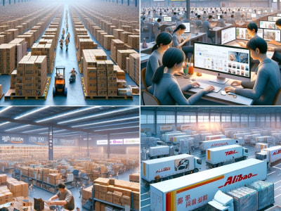 With sourcing in China and shipping abroad