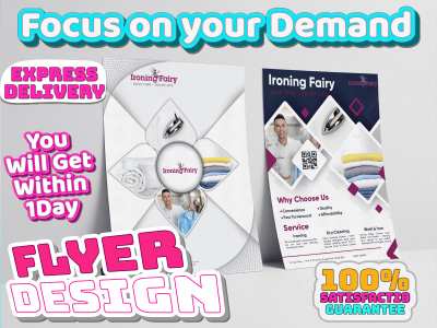 A fantastic eye-catching flyer for your business within 1 day