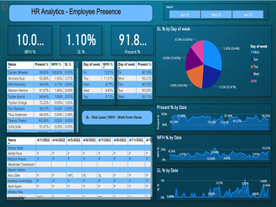 Insightful and appealing Microsoft Power BI Report/Dashbaord