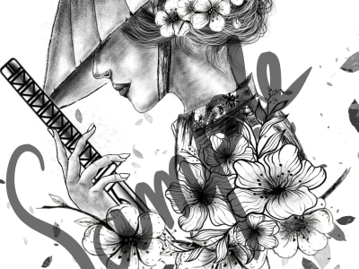 Spiritual Lady Samurai Blossom