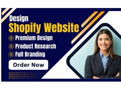 Design, redesign shopify store, shopify dropshipping store, shopify website
