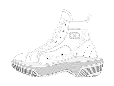 Professional line drawings/ tech pack illustrations