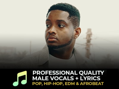 Professionally recorded singing/rapping using your track & your lyrics