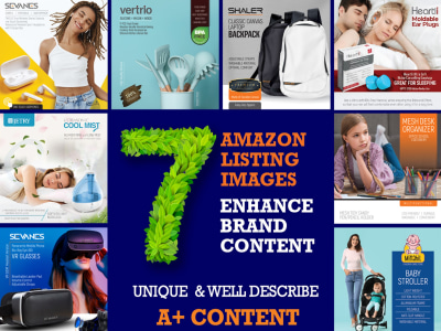 Amazing Amazon listing images, EBC Content & A+ Content for your product.