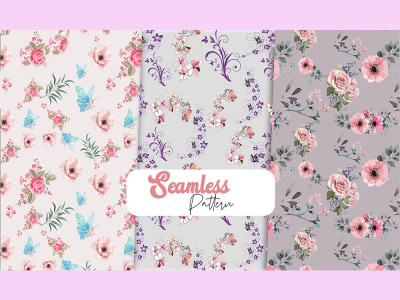 A creative seamless pattern design for textiles, accessories, clothing etc