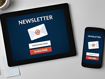 An engaging and persuasive (email) newsletter copy for your email list.