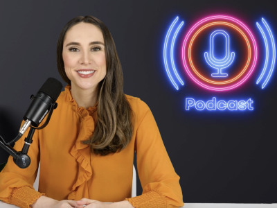 A podcast style video with a captivating on-camera host