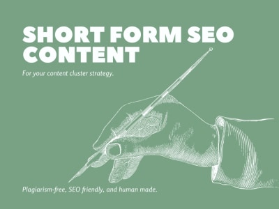 A set of cluster SEO content for one specific pillar page.