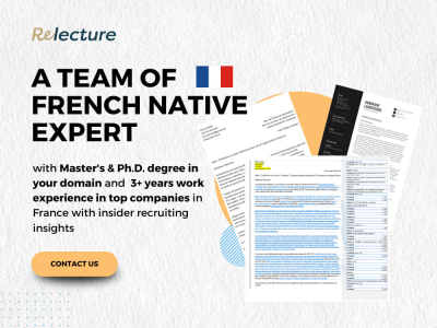A pro French Motivation Letter within 72h for job & academic opportunities