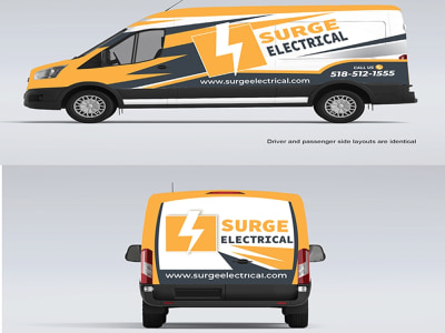 Creative car wrap, van wrap, food truck wrap, and any vehicle wrap design