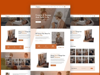 A wordpress website design and website development | Upwork