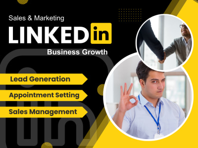 Be your LinkedIn sales, marketing manager and LinkedIn lead generation