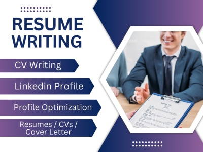 Do CV Writing, Resume Building and LinkedIn Profile Optimization