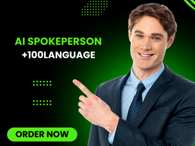 Provide ai spokesperson video like real human in