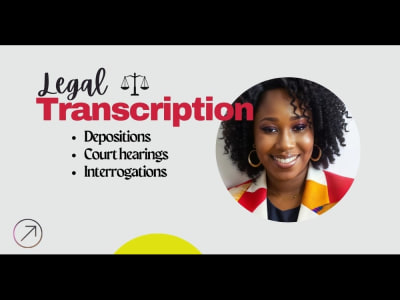 Quality legal transcription of audio files in 24hours. Quick TAT