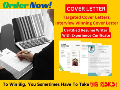 Job Winning Cover Letter Within 24 hours