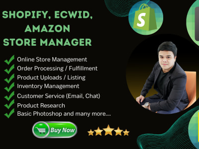 A very reliable eCommerce store manager for Shopify /Ecwid/Amazon.