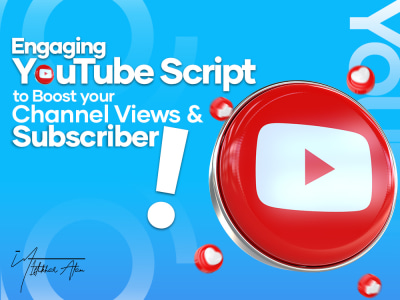 An impactful YouTube script for your channel by an expert script writer