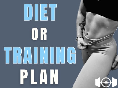 A monthly diet plan OR training program