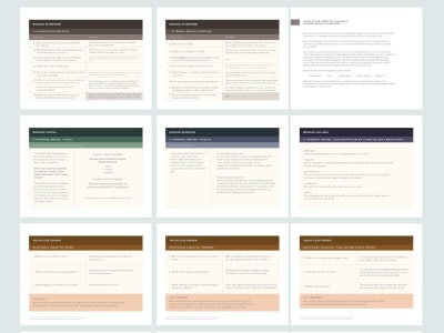 A comprehensive DIY Brand Strategy Workbook