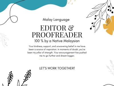 Your engaging document edited and proofread by native Malay