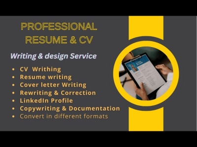 Provide professional resume CV and copywriting services