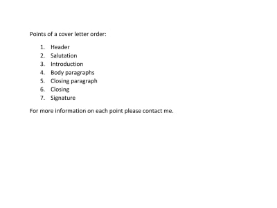 A completed cover letter, tailored to the job you're applying for