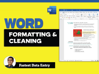 Google Docs / MS Word Document Formatting and Editing