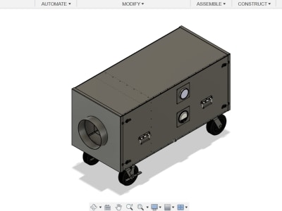 3D model in Fusion 360