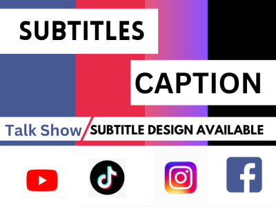 Subtitles, Captions, and Transcription Services